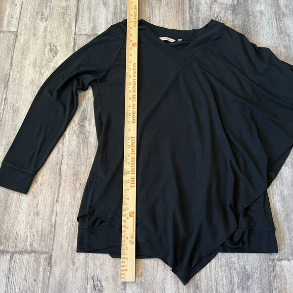 Soft Surroundings Madeline Tunic Top, Black, Size Large - Picture 12 of 12